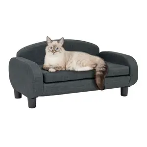 Pet Sofa Bed Small for Cats and Small Dogs, Gray
