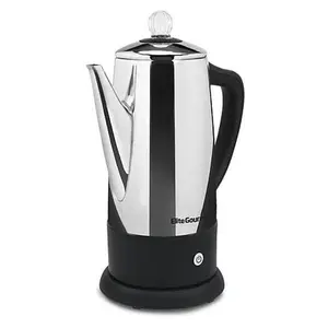 Elite Gourmet Stainless Steel 12 Cup Percolator EC812