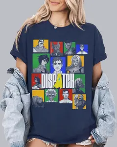 Dispatch Video Game 2025 T-Shirt - Unisex Heavy Cotton Tee, Graphic Tee, Casual Tee, Gamer Shirt, Video Game Tee. Superheroes