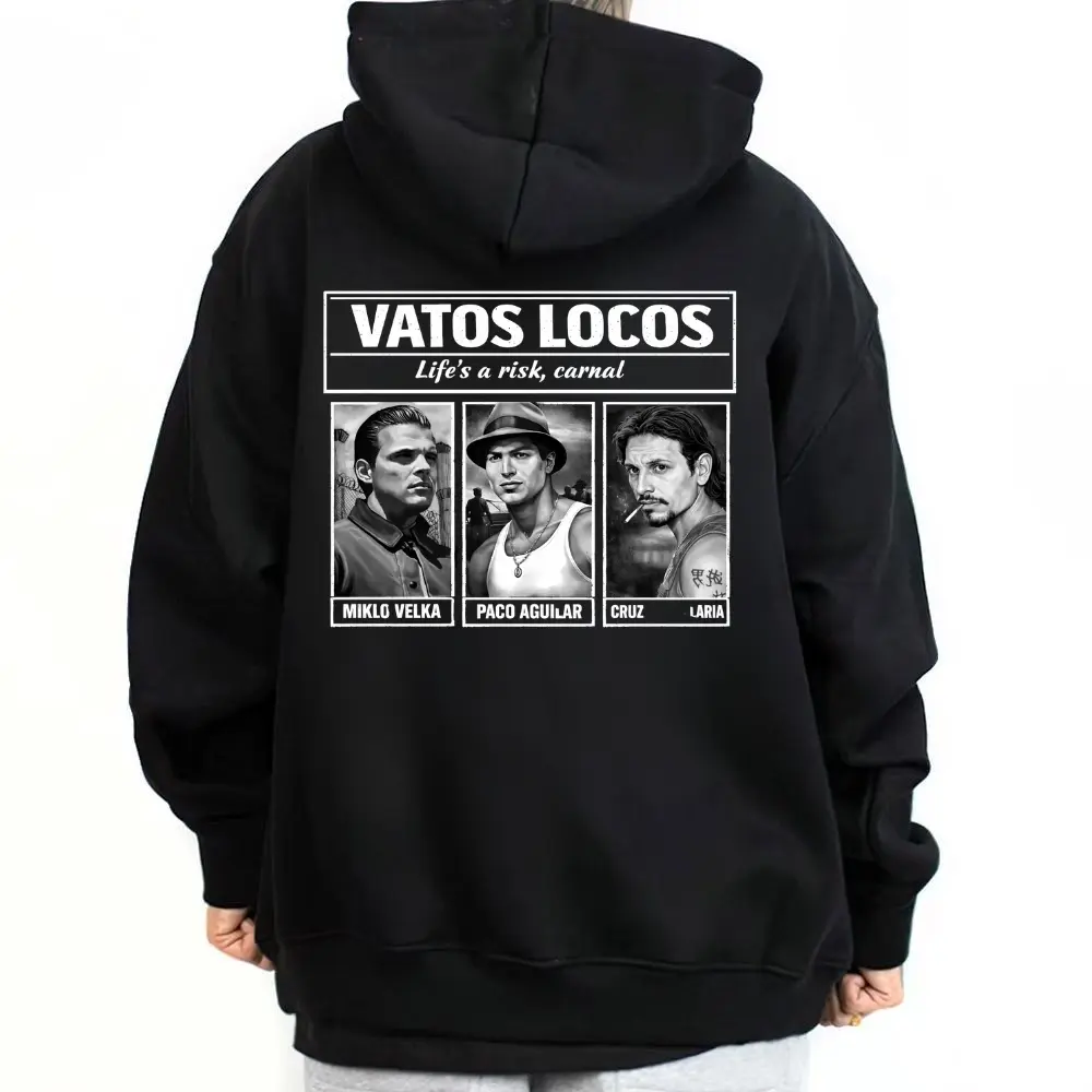 Unisex VATOS LOCOS FOREVER HONOR Hoodie - Street Style, Chicano Style, Lowrider Gangsta Streetwear - Ideal Gift Mexico Outfits