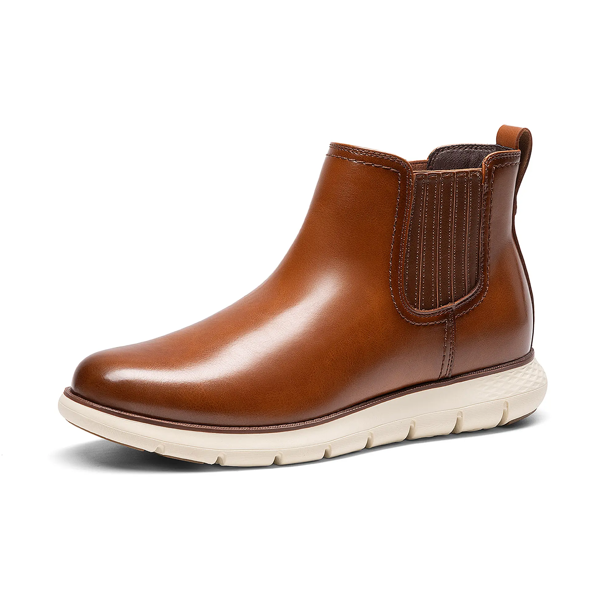 BRUNO MARC Men's Classic Comfort Chelsea Boots - Casual Shoes, Closed-Toe Men's Footwear for Outdoor Use