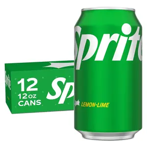 Lemon Lime Soda Soft Drinks, 12 fl oz, 12 Pack