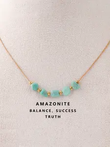 Women's Natural Blue Crystal Necklace Pendant, Hand Selected Crystals, Adjustable Chain Design, Enhances Communication & Luck, Perfect Gift for Special Occasions