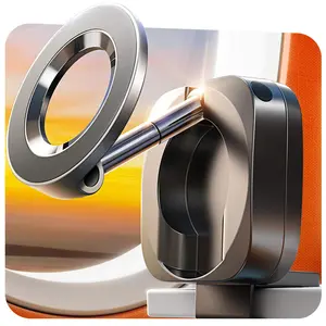 LISEN 2025 MagSafe Travel Stand - 360° Rotating Foldable Phone Holder for iPhone 16/15/14/13/12 Magnetic Gifts for women