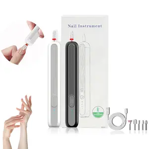 Portable Electric Nail File, Professional Rechargeable Brushless Nail Drill Machine, Manicure & Pedicure Tool for Home & Salon Use