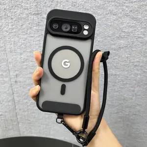 Please Select A Model To Purchase For Google Pixel 10 9 8 7 6 Pro XL A Wrist Lanyard Smartphone Case For Magsafe Charging Matte Translucent Protective Shockproof Cover Accessories