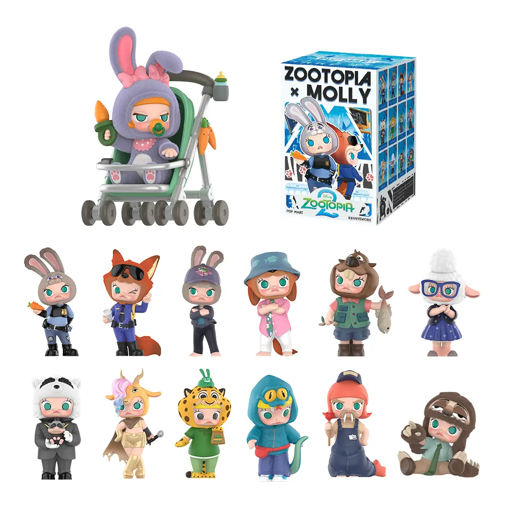 POP MART MOLLY × Zootopia Co-branded Series Figure