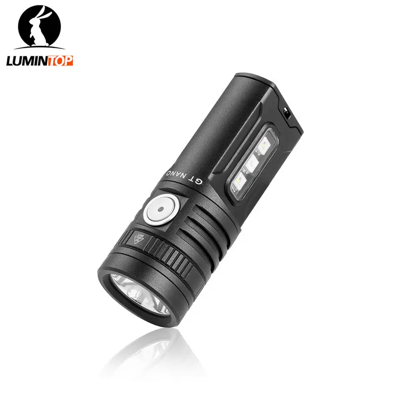 LUMINTOP GT NANO 6.0 Portable EDC Flashlight, 720 Lumens Max LED Light with RGBW Sidelights & 365nm UV Mode, USB-C Fast Charging, Magnetic, IPX8 Waterproof for Camping & Emergency, Fastcharging, Rgbw Leds, Uv Light Mode, Outdoor Active Torches, Pocket Siz
