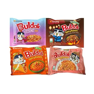 Limited Edition Buldak Bundle- Sweet and Spicy, Yakisoba, Taco, & Rose Flavored Noodles