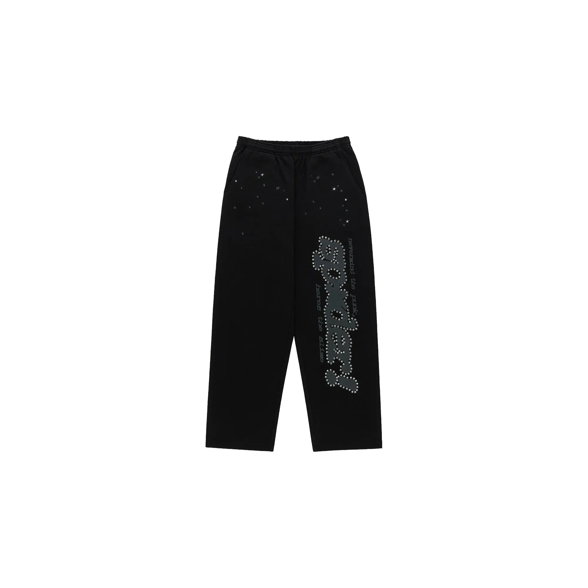 Rhinestone Punk V2 Sweatpants "Black" SP5der338