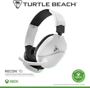 Turtle Beach Recon 70 Gaming Headset 2024 for Xbox Series X/S, Xbox One, PS5, PS4, Nintendo Switch, PC & Mobile