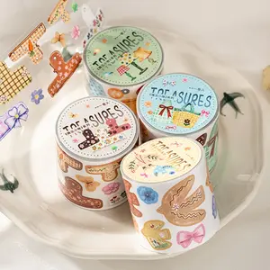 200cm Original Synthetic Paper Cutting Tape Roll, Fun Handmade Scrapbook Diary Notebook Water Cup DIY Decoration, DIY Sticker Paper