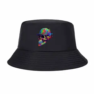 Colorful Skull Wearing Engineer Hat print snapback trucker cap hat Sports and leisure outdoor fisherman hat