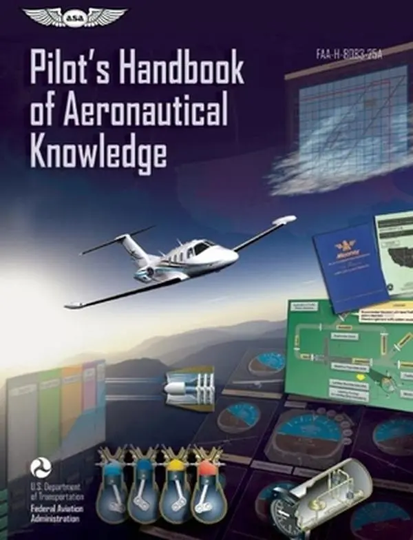 USED Book - Pilot's Handbook of Aeronautical Knowledge: FAA-H-8083-25A (FAA Handbooks) by Federal Aviation Administration (FAA) (Paperback) - english