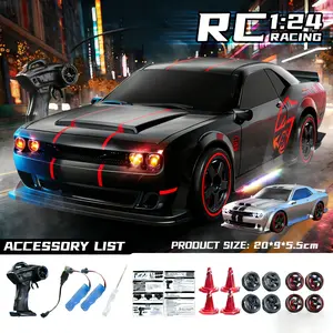 1：24 rc racing cars full proportional throttle ideal for solo practice neighborhood races birthday parties casual play and holiday gifts
