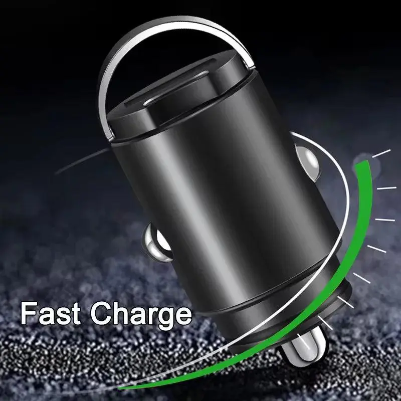 All-purpose Mini In-vehicle Fast Charger, multi-device synchronous charge, full voltage universal adaption, simple installation, fit for all vehicle users, daily practical auto charging products-YY0
