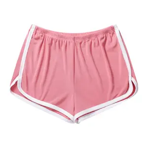 Women's  Loose Quick Dry Sports Shorts, Classic Side Stripe Design Casual Beach Shorts, Multi-scene Wear for Outdoor Sports, Lounging and Daily Outfit scrunched
