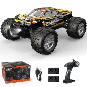 HOSHI N416 1:16 Scale RC Model Car, 36 KPH High-Speed 4WD Electric Remote Controlled Car, 2.4 GHz Remote Control, Waterproof 4X4 Off-Road Truck, 2 Module Batteries for Outdoor Fun
