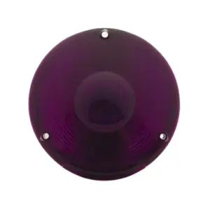 United Pacific Amber Turn Signal Light Lens, 4 in Polycarbonate Automotive Indicator Light Lens