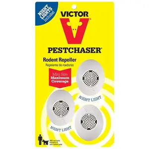 212 MAIN Mini Plug Pest Chaser, Pack of 2, Light, Discreet, Piezo System, Cockroach & Pest Repellent Device