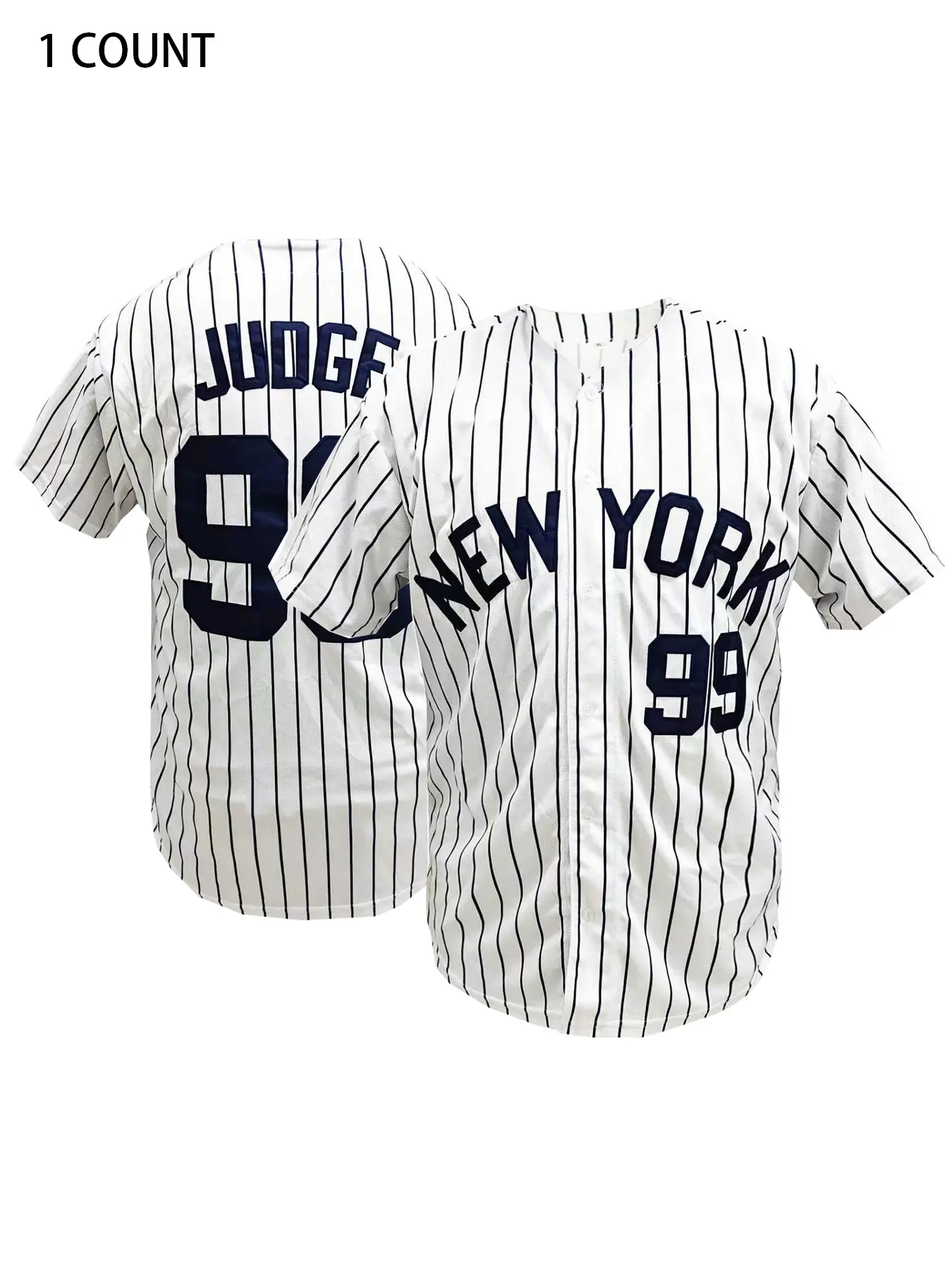 Men's #2 #99 Striped Baseball Jersey, Breathable Embroidered Baseball Shirt V Neck Pullover Short Sleeve Sportswear, Sporty Fitted Design, Unisex All Seasons Wear Lightweight Jersey, Jersey Shirts, Sportswear Top, Throwback Jersey, Vintage Baseball Jersey