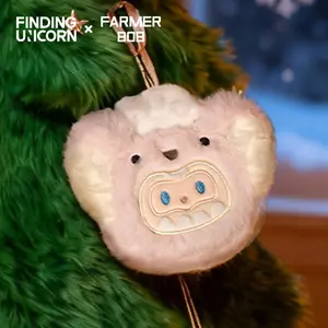 [FINDING UNICORN] FARMER BOB Plush Storage Bag Blind Box Cute Figures Desktop Ornament Collectible Toys Birthday Gifts