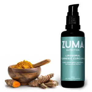 Organic Liposomal Turmeric Curcumin Tonic with Berberis Aristata 2 oz - Inflammation Balance & Liver Health