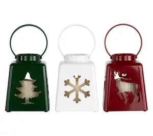 Northlight 8" LED Christmas Candle Lanterns Set of 3