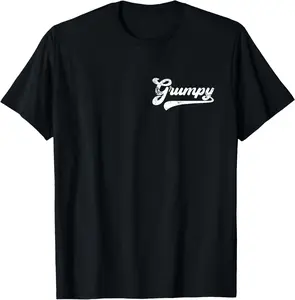Mens Grumpy Vintage Retro Father's Day for Grumpy Grandpa T-Shirt