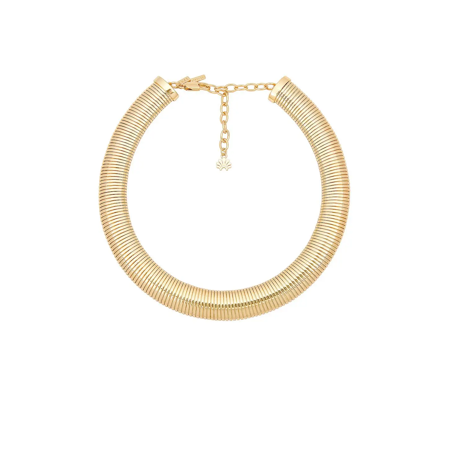 Lele Sadoughi Snake Chain Necklace in Gold