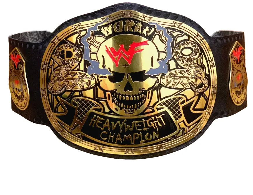 SMOKING SKULL STONE COLD WORLD HEAVYWEIGHT CHAMPIONSHIP TITLE Replica Belt Adult Size