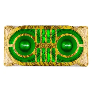 DS18 JBASS/CM Jeep Gate Enclosure for 2x10" Shallow Subwoofer Camo Beige