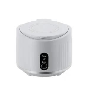 Multipurpose ultrasonic cleaner for dentures, braces, jewelry, and glasses — compact, energy-saving, and hygienic deep cleaning at home.