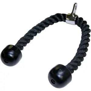 Heavy Duty Tricep Rope – 27 Inch Cable Machine Attachment with Non-Slip Grip, Universal Pull Down Rope for Professional Gyms & Home Workouts