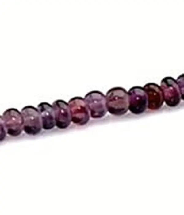 D'Joy Premium Lavender Spinel Beaded Necklace (18-20 Inches) in Rhodium Over Sterling Silver 35.00 ctw