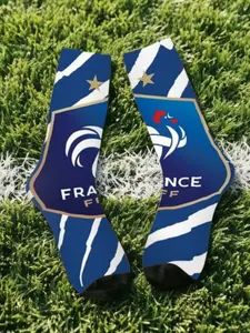 1 Pair Hip Hop Retro France Crazy Men's compression Socks Unisex Football Harajuku Seamless Printed Funny Novelty Happy Crew Sock Match Day Essentials