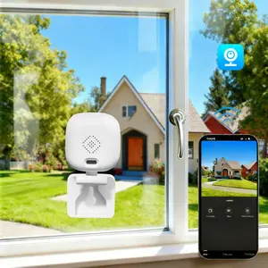 1080P Window Camera, Wifi Surveillance Camera, 2.4G WiFi Smart Connection, Infrared Night Vision & Human Detection, 24/7 Monitoring, Two-Way Audio Talk, Quick Installation, Indoor/Outdoor Versatile, Plug and Play, Smart Security Cameras