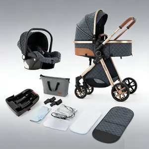 2026Lightweight Portable Travel Baby Stroller with One-Click Quick Folding, Sun Rain and Wind Protection Canopy, Comfortable and Breathable for Long-Time Outdoor Use, Easy to Operate for New Parents, Durable and Safe, Complete Full Baby Gift Set Included