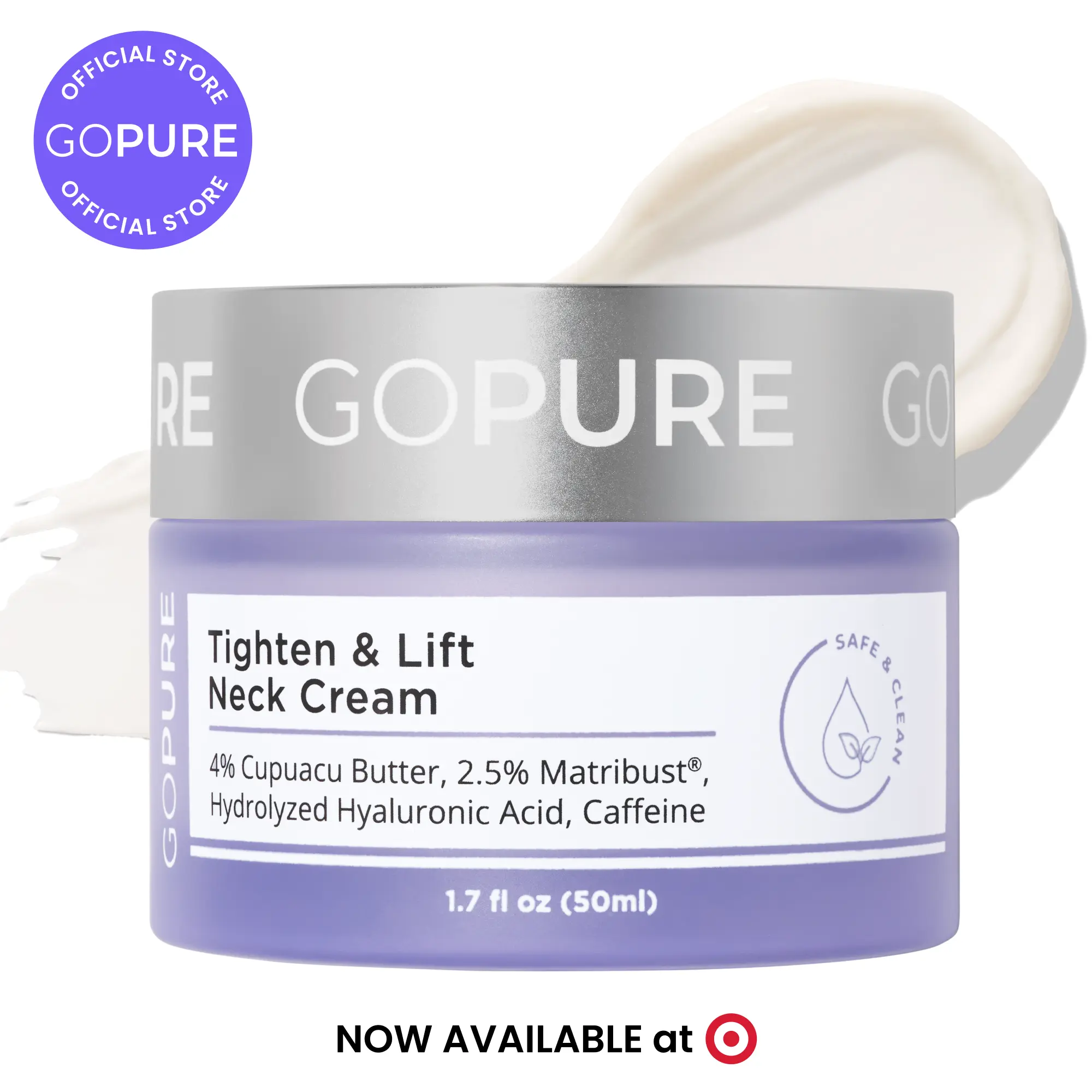 GOPURE Neck Cream Tighten & Lift Firming Cream for Crepey Skin
