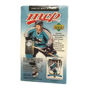 Upper Deck 2006-07 MVP Ice Hockey NHL Box Packs, New Sealed French Edition for Collectors & Fans, Featuring Possible Malkin Rookie Card & Insert Cards