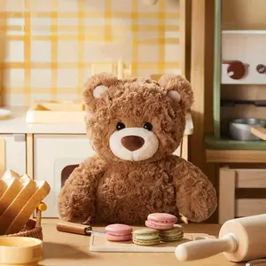 Cute & Soft Plush Bear Toy - Perfect for Holiday & Birthday Gifts, Polyester Blend, Assorted Colors, Gorilla, Plush Toy, Cuddly Teddy Bear, Soft Stuffed Animal