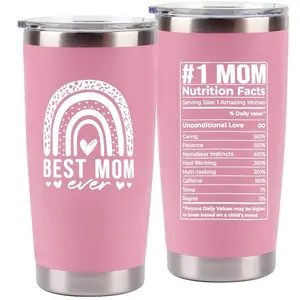 Best Mom Tumbler 20 oz – Insulated Stainless Steel | Mother's Day Gift