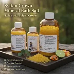 Sylvan Crown Mineral Bath Salt, Beauty & Personal Care Bath Additive for Relaxing Self-Care Moments