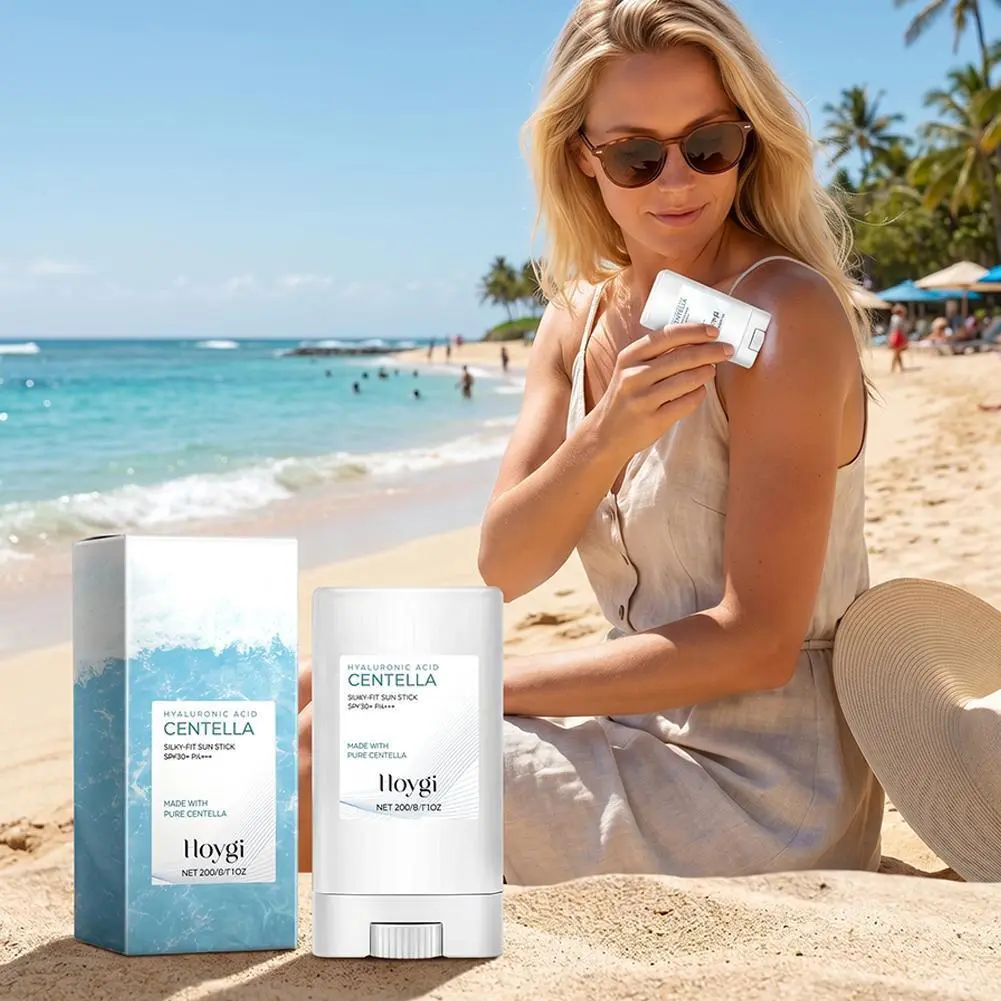 20g Korean Original Mineral Sunscreen Stick Hyaluronic Acid Centella Silky-Fit Sun Stick SPF50+ PA+++ Summer Face Body Sunscreen