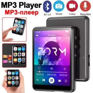 HiFi Digital Audio MP3 Player - Bluetooth 5.4 Wireless Handheld Walkman with 2.4-inch Touchscreen, Micro Camera, Speaker, FM Recorder, eBook Support, 128GB Memory Expansion (Micro SD Card), Noise-Reducing Buttons, USB, Compact Design