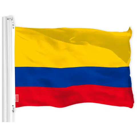 Colombia (Colombian) Flag 150D Printed Polyester 3x5 Ft