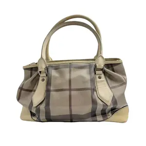 Pre-owned BURBERRY H6 Haymarket Medium Check tote bag H04025