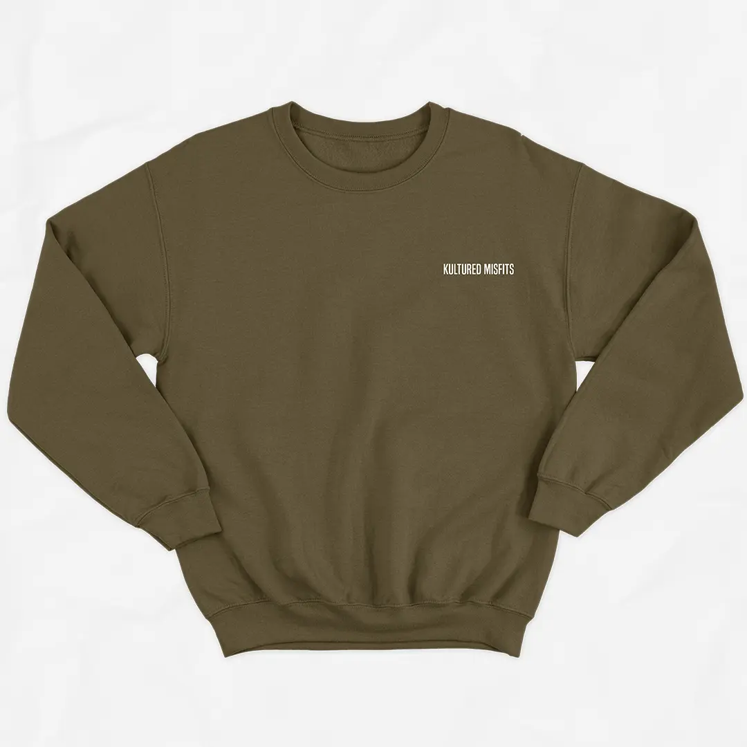 KULTURED MISFITS® ESSENTIALS CREW / OLIVE