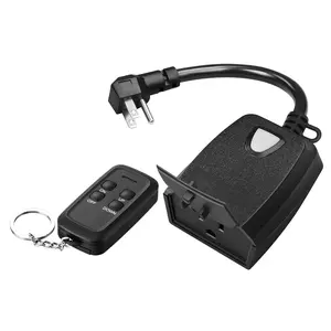 X-APT01   Outdoor Dimmer for String Lights, Remote Dimmer Switch, Weatherproof Dimmer Plug, 100FT Range, Compatible with Dimmable LED/Tungsten Bulbs, FCC Certified