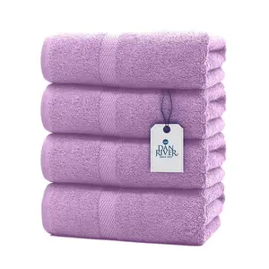 4 Pack Bath Towels 27 × 54 Inches – 100% Ring Spun Cotton, Quick Dry, Soft & Highly Absorbent Durable Bathroom Towel Set for Daily Use